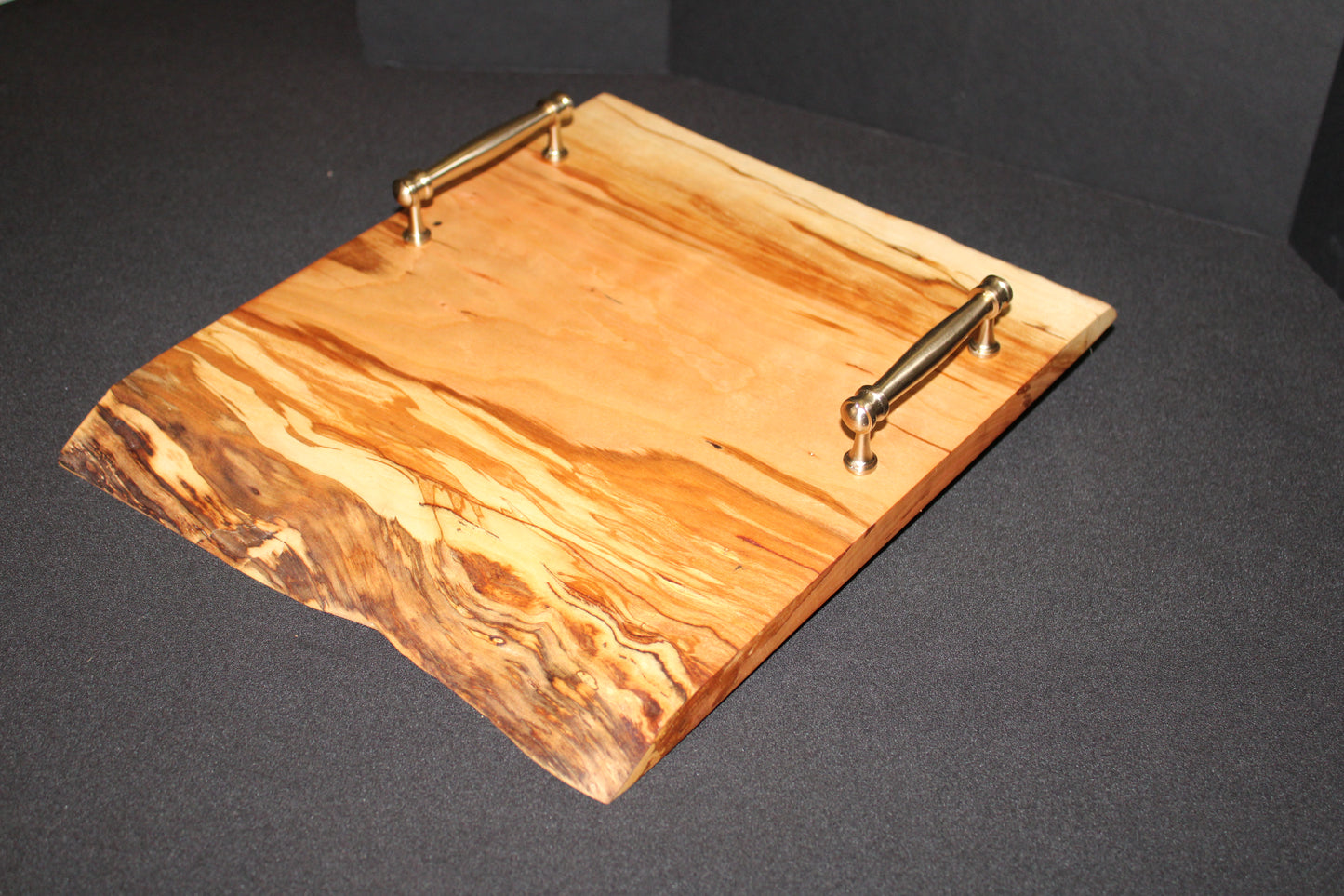 Live Edge Cherry "Teapot" Charcuterie Board